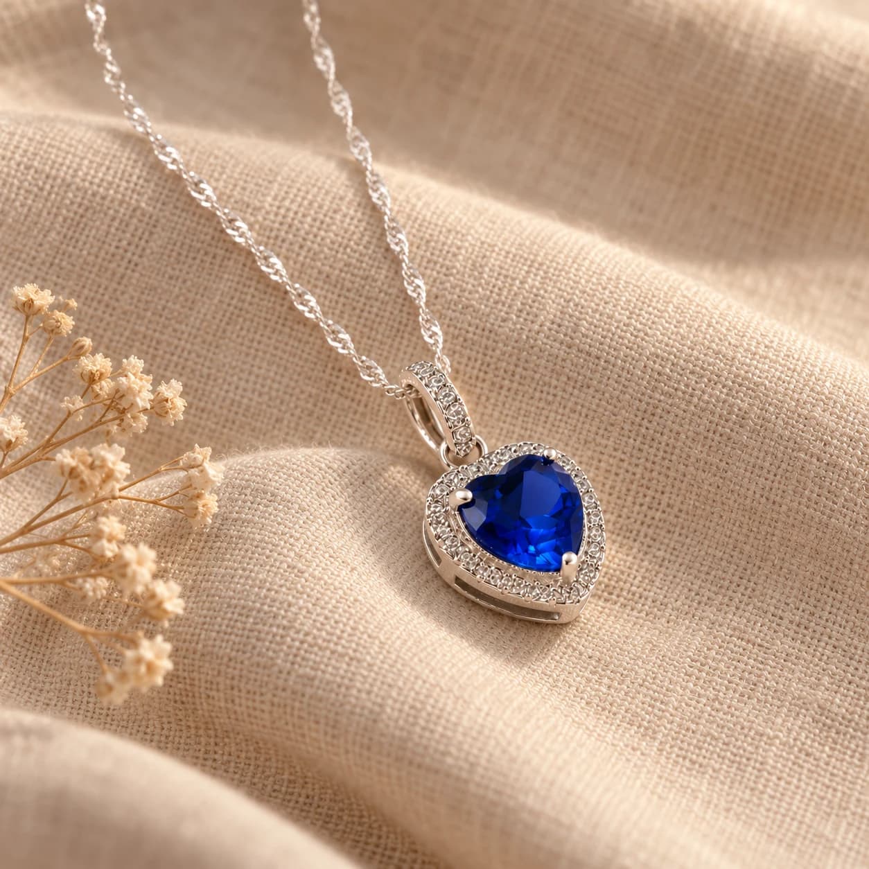 Gargantilla Corazón de Plata 925 con Cubics – Éclat