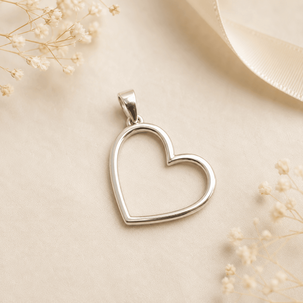 Dije Corazón Calado de Plata 925 – Alma